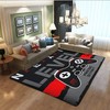 Washable Gaming Room Decor Rug for Video Gamers: Non-Slip Area Rug for Living Room or Bedroom