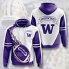 Washington Huskies Custom Hoodie 3D Print All Over