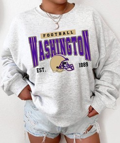Washington Huskies Football Sweatshirt, Vintage Style Huskies T-Shirt