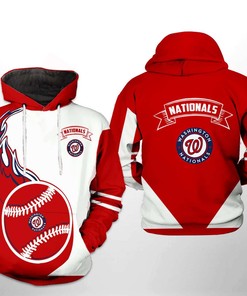 Washington Nationals MLB Classic All Over Print 3D Hoodie