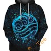 Water Nation Avatar All Over Print Hoodie for Men