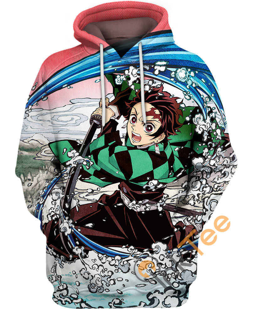 Water Wheel Lateral All Over Print 3D Hoodie