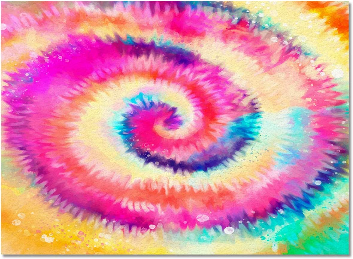 Watercolor Beautiful Artistic Geo Lines Stripes Design: Personalized Area Rug with Style 70s Decor