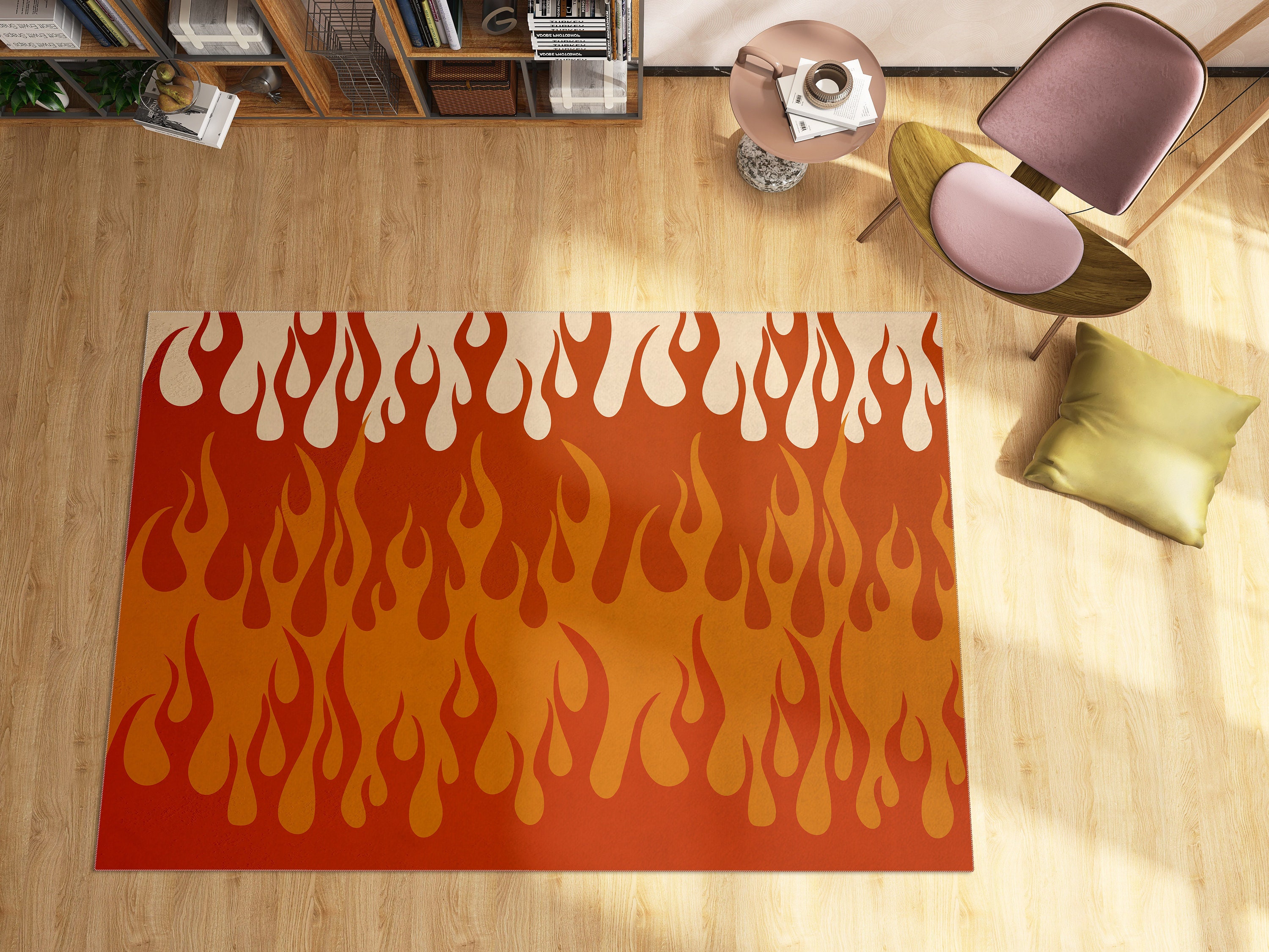 Wavy Personalized Area Rug for Chic Living Room or Bedroom Decoration - Image 3