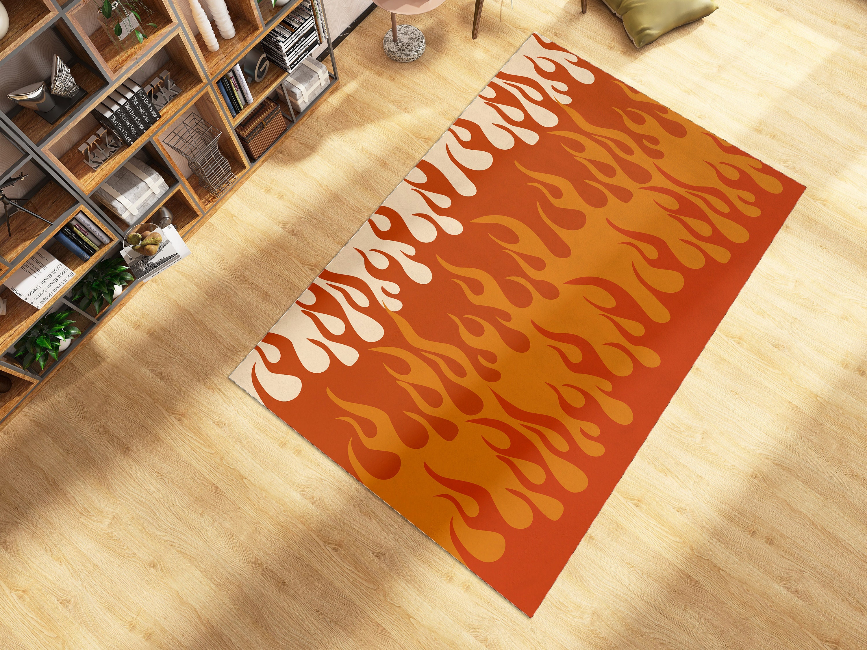 Wavy Personalized Area Rug for Chic Living Room or Bedroom Decoration - Image 4
