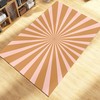 Wavy Rug with Personalized Name or Message for Soft Home Decor in Living Room or Bedroom