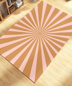 Wavy Rug with Personalized Name or Message for Soft Home Decor in Living Room or Bedroom