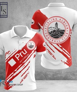 Wear Your Heart and Allegiance with Our Stirling Albion FC Polo Shirt