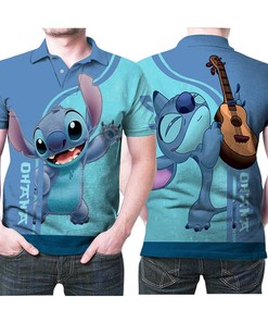 Wear Your Heart on Your Sleeve with the Lilo and Stitch Ohana Means Family Dreamcatcher Galaxy Style Polo Shirt