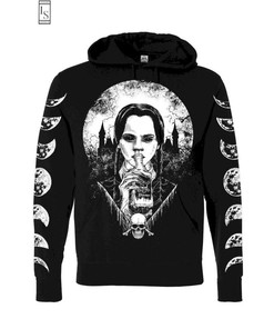 Wednesday Addams Poisonous Dark All Over Print Hoodie