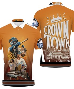 Wednesday Kansas City Royals 3D All Over Print Polo Shirt with 3D printing technology and personalized design