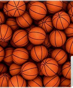 Welcome Your Guests with a Non-Slip Basketball Area Rug Washable Non-Slip Floor Carpet for Door Entryway Bedrooms