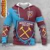 West Ham United FC Full Print 3D Hoodie