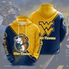 West Virginia Mountaineers All Over Print Hoodie 3D