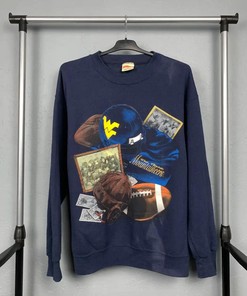 West Virginia Mountaineers American Sweatshirt American Football Sweatshirt Sports Gifts