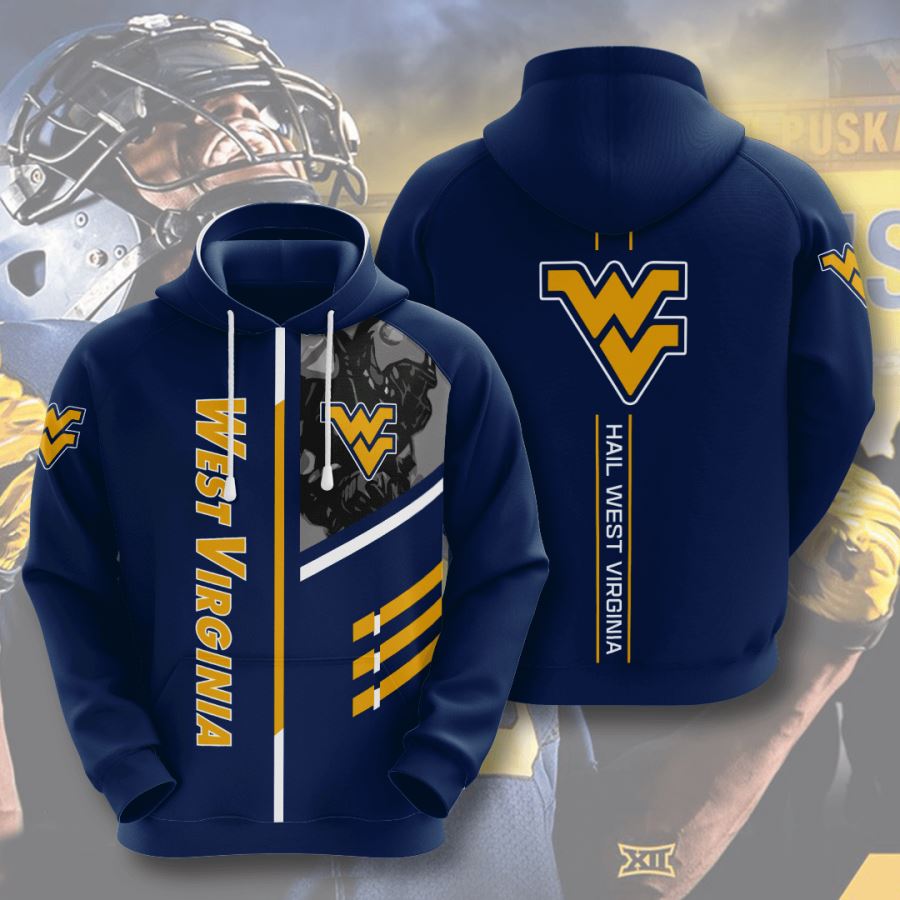 West Virginia Mountaineers Custom Hoodie 3D Print