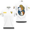 West Virginia Mountaineers Ncaa Classic White With Mascot Logo 3D All Over Print Polo Shirt with personalized design