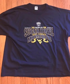 West Virginia Wvu Football 2006 Sugar Bowl University American Sweatshirt Gifts For Ncaa