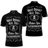 What Doesnt Kill You Makes You Stronger Beautiful Disaster Skull 3D All Over Print Polo Shirt 3D printing technology