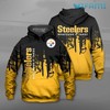 Whatever It Takes Melting Pattern - Steelers 3D All Over Print Hoodie