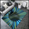 Whirlpool Rug with Custom 3D Art Design - A Bold and Innovative Statement Piece for Living Room