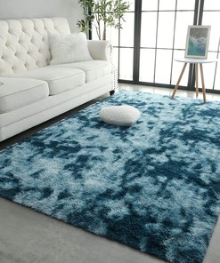 White Abstract 3D Swirl Illusion Rug - Modern and Elegant Living Room or Bed Room Decor