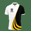 White Athleisure Personalized Ram Truck Lph-Va Polo Shirt: 3D Printed