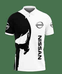 White Nissan Ttt-Va Polo Shirt Ver 1 with 3D Print: The Ultimate Athleisure Wear
