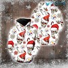 White Pittsburgh Steelers Santa Hat All Over Print 3D Hoodie with Skull