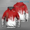 White and Red Niners Hoodie 3D 3D All Over Print 3D San Francisco 49ers Gift