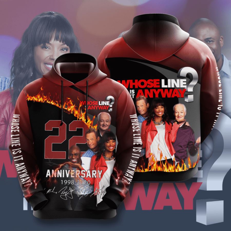 Whose Line Is It Anyway Custom All Over Print 3D Hoodie