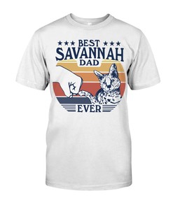 Wild Savannah Cat T-Shirt For Men - Show Your Fierce And Playful Side