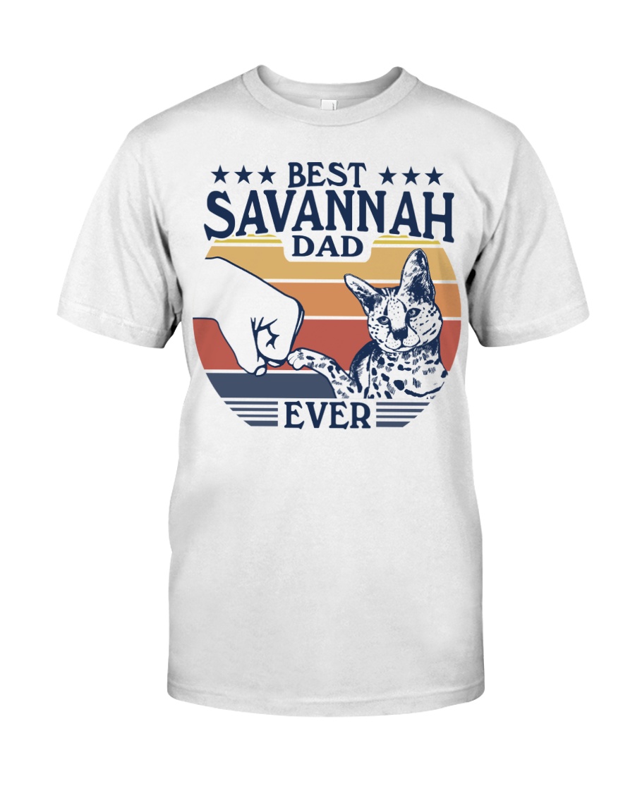 Wild Savannah Cat T-Shirt For Men - Show Your Fierce And Playful Side