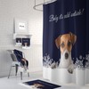 Winter Dog Shower Curtain with Baby It's Cold Outside Bath Set