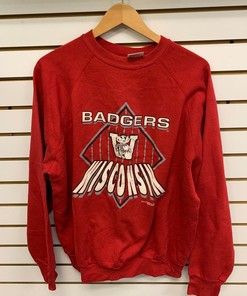 Wisconsin Badger State Pullover Sweatshirt - NCAA Football Fan Apparel - Great Gifts