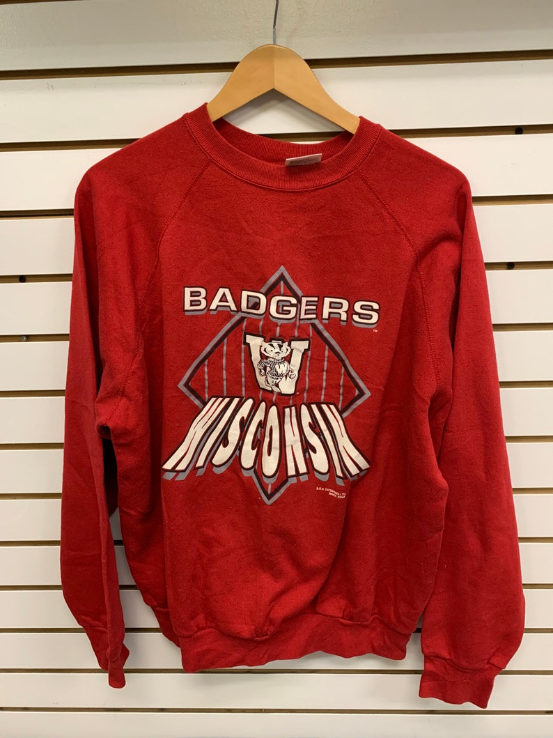 Wisconsin Badger State Pullover Sweatshirt - NCAA Football Fan Apparel - Great Gifts