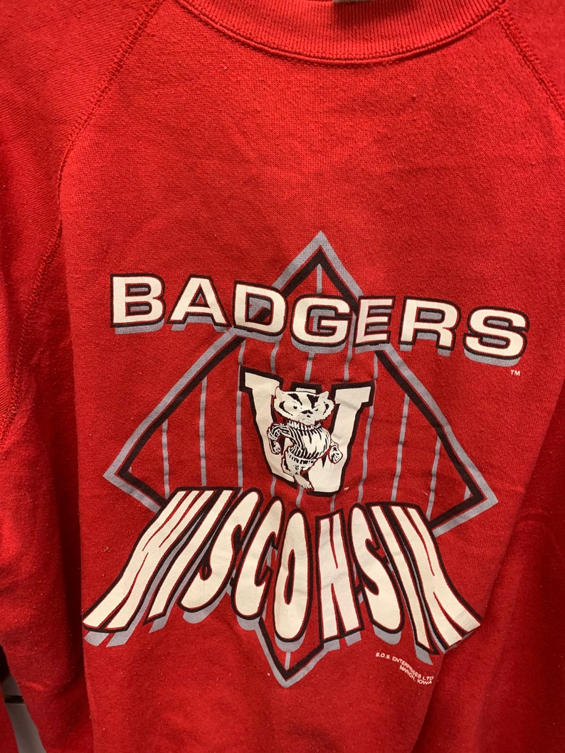 Wisconsin Badger State Pullover Sweatshirt - NCAA Football Fan Apparel - Great Gifts - Image 2