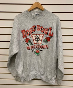 Wisconsin Badger State Pullover Sweatshirt for Football Fans - Vintage Design