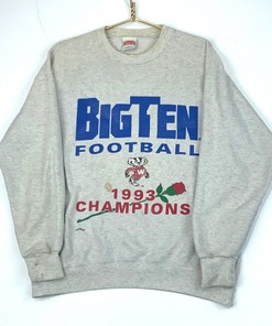 Wisconsin Badgers 1993 Big Ten Football Vintage Sweatshirt - Stylish NCAA Apparel