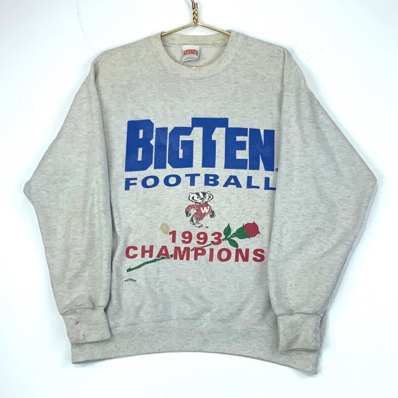 Wisconsin Badgers 1993 Big Ten Football Vintage Sweatshirt - Stylish NCAA Apparel