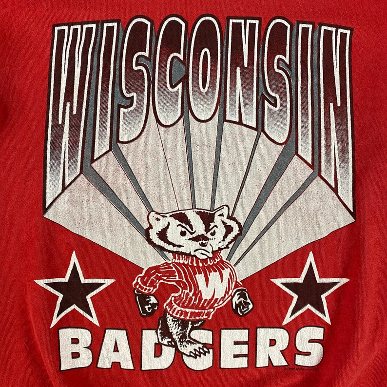 Wisconsin Badgers "Bucky" Sweatshirt from 1992, Perfect Gift for NCAA Fans - Image 2