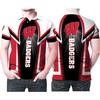 Wisconsin Badgers Football Team Logo 3D All Over Print Polo Shirt with breathable fabric and 3D printing technology