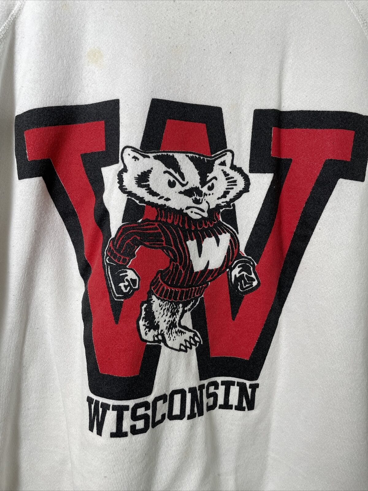 Wisconsin Badgers Pullover Sweatshirt - Vintage Style NCAA Apparel - Image 2