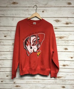 Wisconsin Badgers Rose Bowl Champions Hoodie, Vintage Style Sweatshirt - NCAA Gifts for Fans