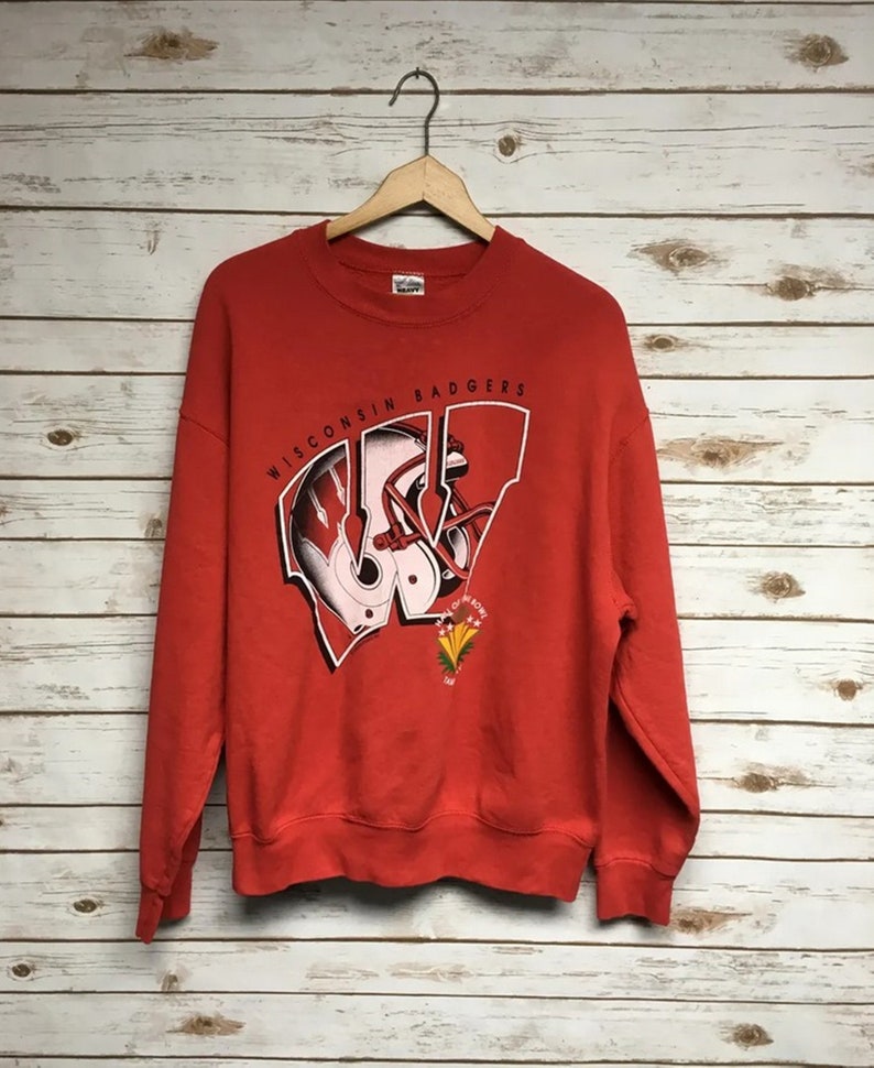 Wisconsin Badgers Rose Bowl Champions Hoodie, Vintage Style Sweatshirt - NCAA Gifts for Fans
