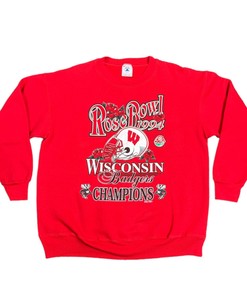 Wisconsin Badgers Rose Bowl Sweatshirt - NCAA Football Gear for Fans