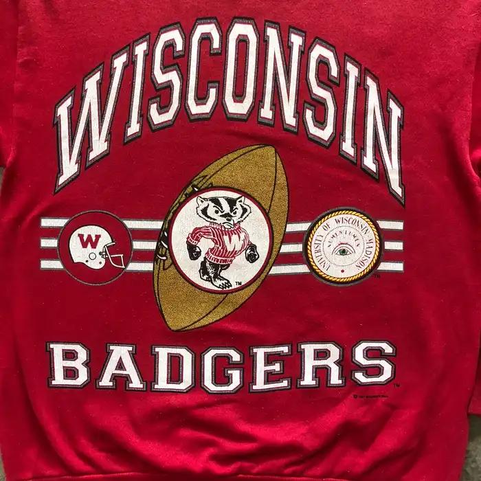 Wisconsin Badgers Rugby Sweatshirt from 1991, Perfect Gift for NCAA Fans - Image 2