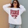 Wisconsin Badgers Slow Motion Classic Crew Fleece Pullover Sweatshirt