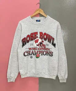 Wisconsin Badgers Sweatshirt - 1994 Rose Bowl Champions' Vintage Style