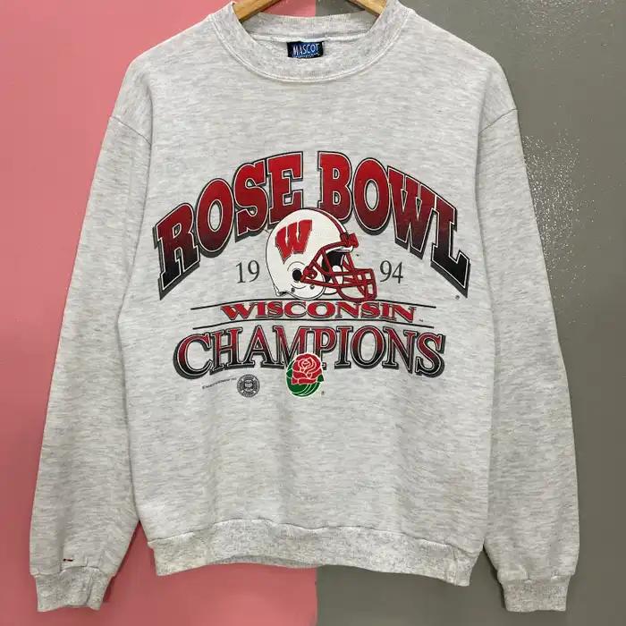 Wisconsin Badgers Sweatshirt - 1994 Rose Bowl Champions' Vintage Style - Image 2